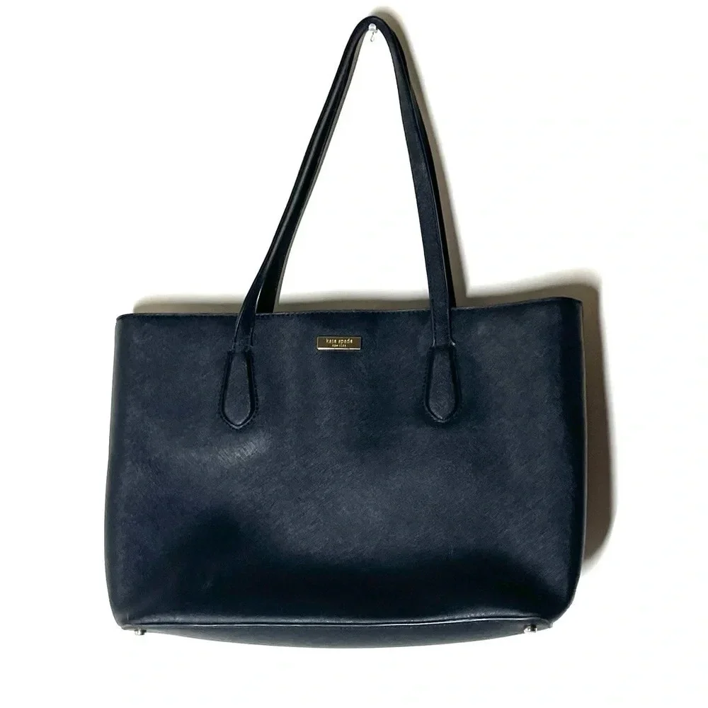 Kate Spade Laurel Way Jaymes Black Saffiano Leather Tote